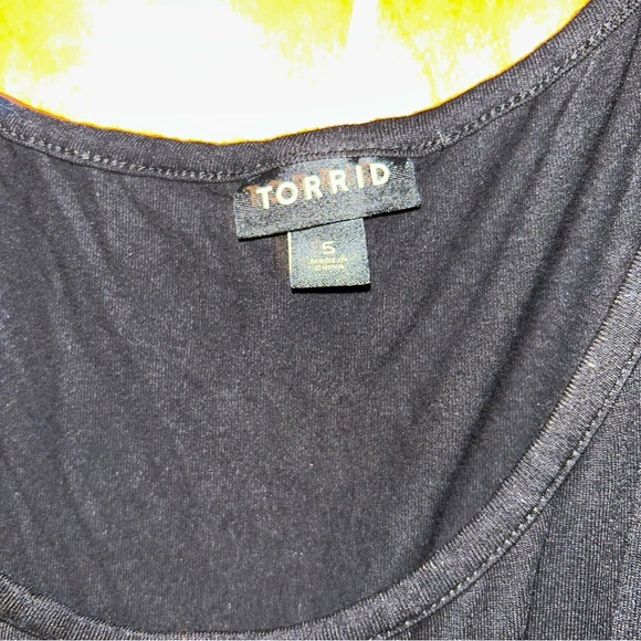 Torrid Black Shirred Jersey Bodycon Dress 5x 28 maxi - Picture 5 of 6